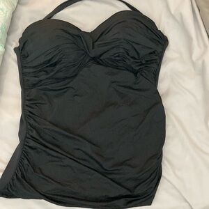 New Bathing suit top black. Bleu Rod Beattie
